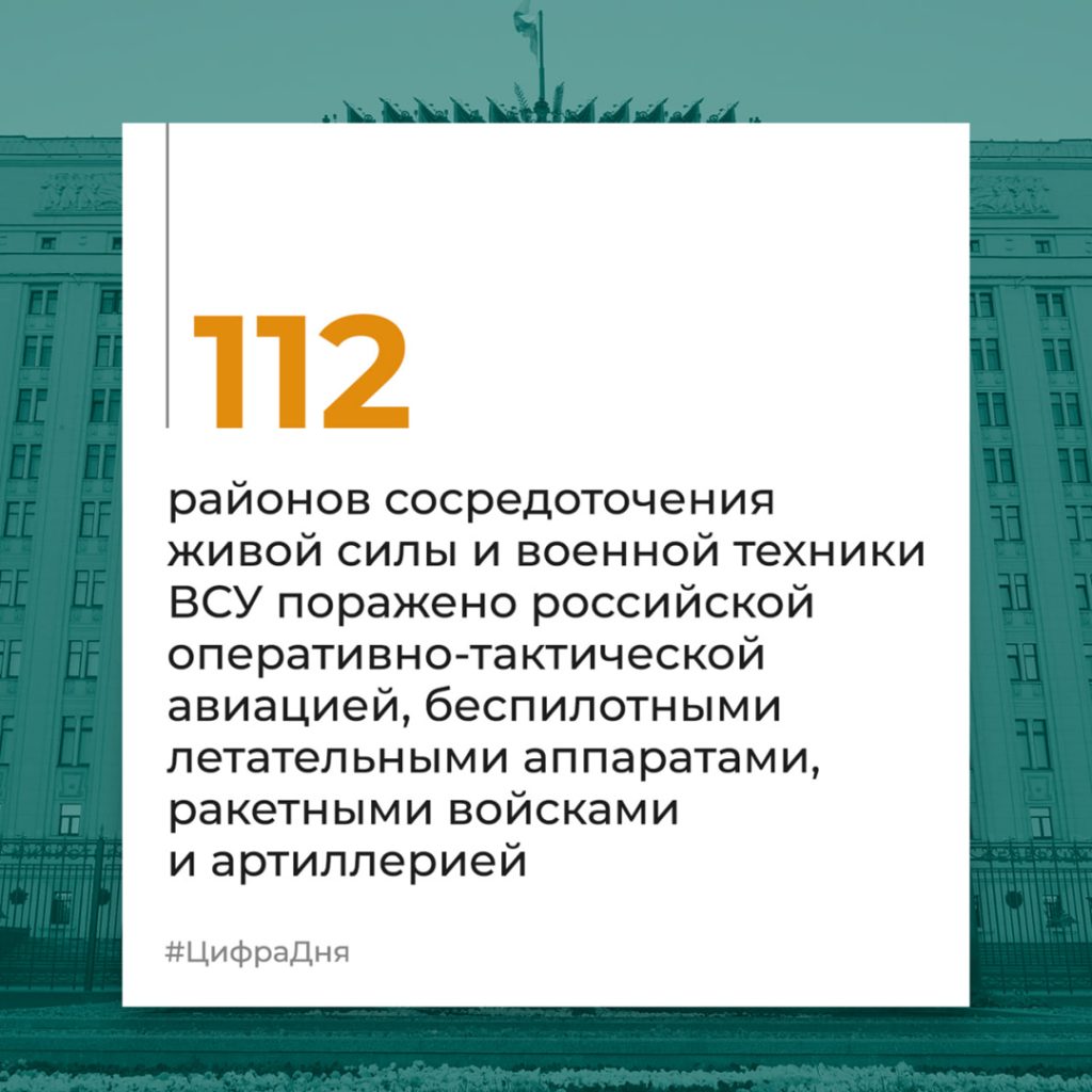 Брифинг Минобороны РФ на 26 июня 2024 года — официальная сводка по Украине